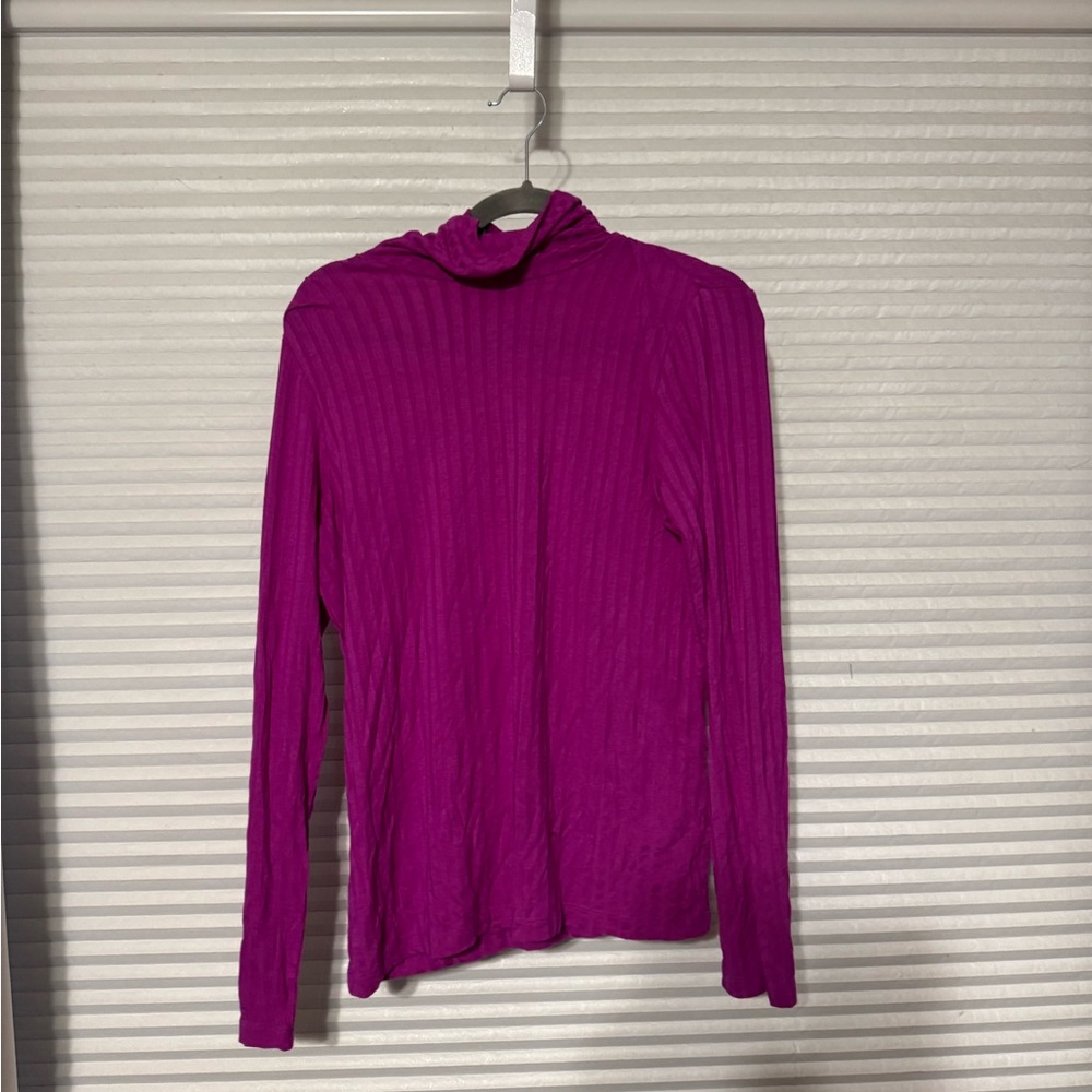 Vibrant Purple Long Sleeve Top
